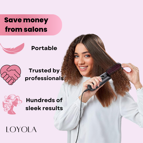 Loyola Hair Straightening Brush